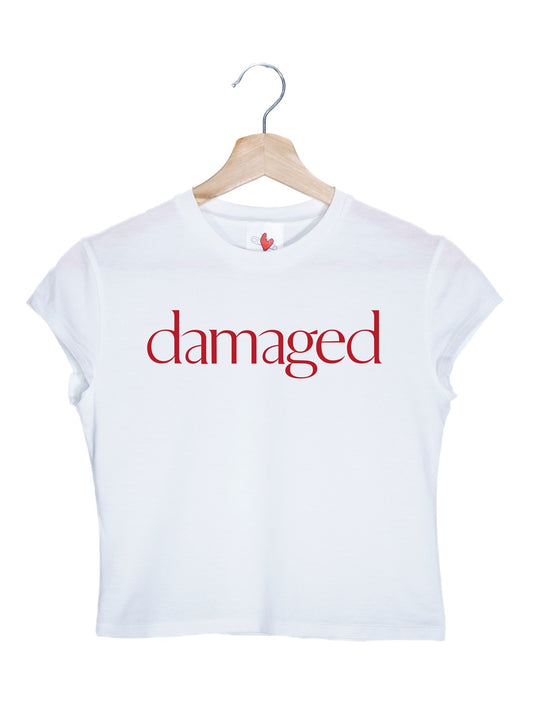 Cropped T-Shirt / White